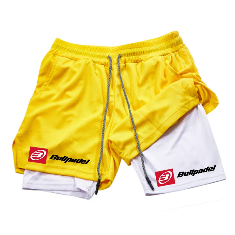 2025 New Men's Padel Sport Shorts Summer Male Breathable Tennis Shorts Quick-Drying Badminton Trousers Outdoor Running Sportwear 3