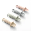 100% Silicone Self Feeding Spoons for Baby Infant Soft-Tip Training Spoon Toddler Starter Led Weaning 2pack 6