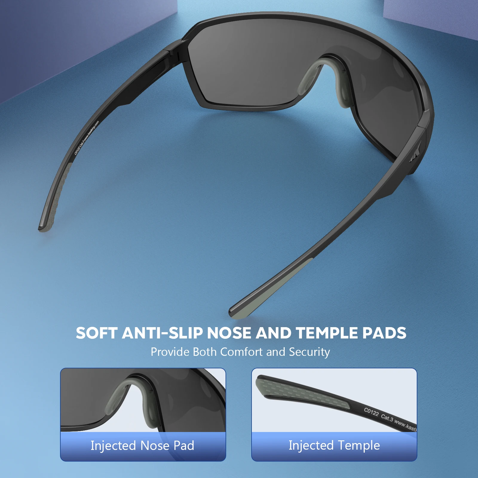 KastKing Gunnison/Seneca/ Skidaway Polarized Sport Sunglasses for Men and Women for Baseball Fishing Cycling UV Protection