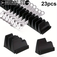 23 PCS Magnetic Wrench Organizer Rack for Toolbox Magnetic Wrench Holder Wrenches Drawer Storage Shelf Compact ABS Wrench Holder 1