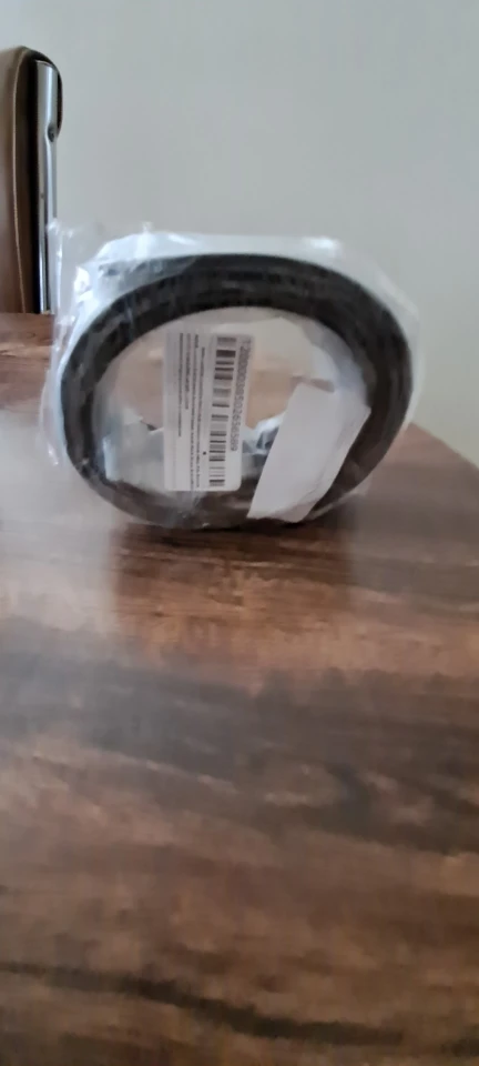 MIDNIGHT SOVEREIGN™ – Black Buckle Genuine Leather Belt photo review