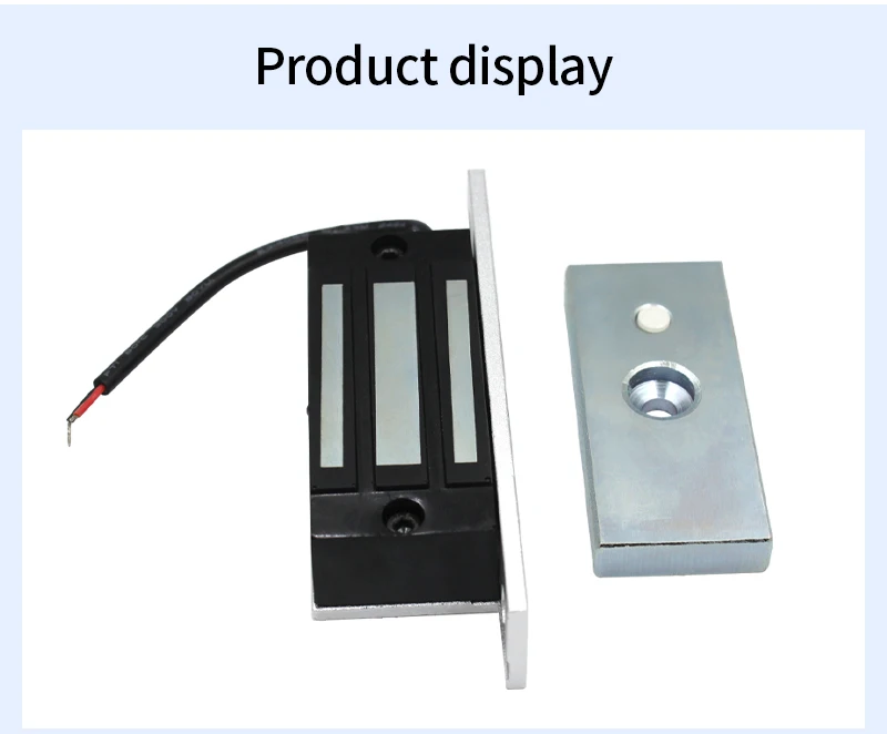 DC12V 60KG 130Lbs Holding Force Mini Access Control Electric Magnetic Lock Side