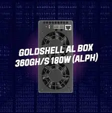 

TT Goldshell коробка AL Miner, 360GH/s Alephium Майнър, 180 w/h