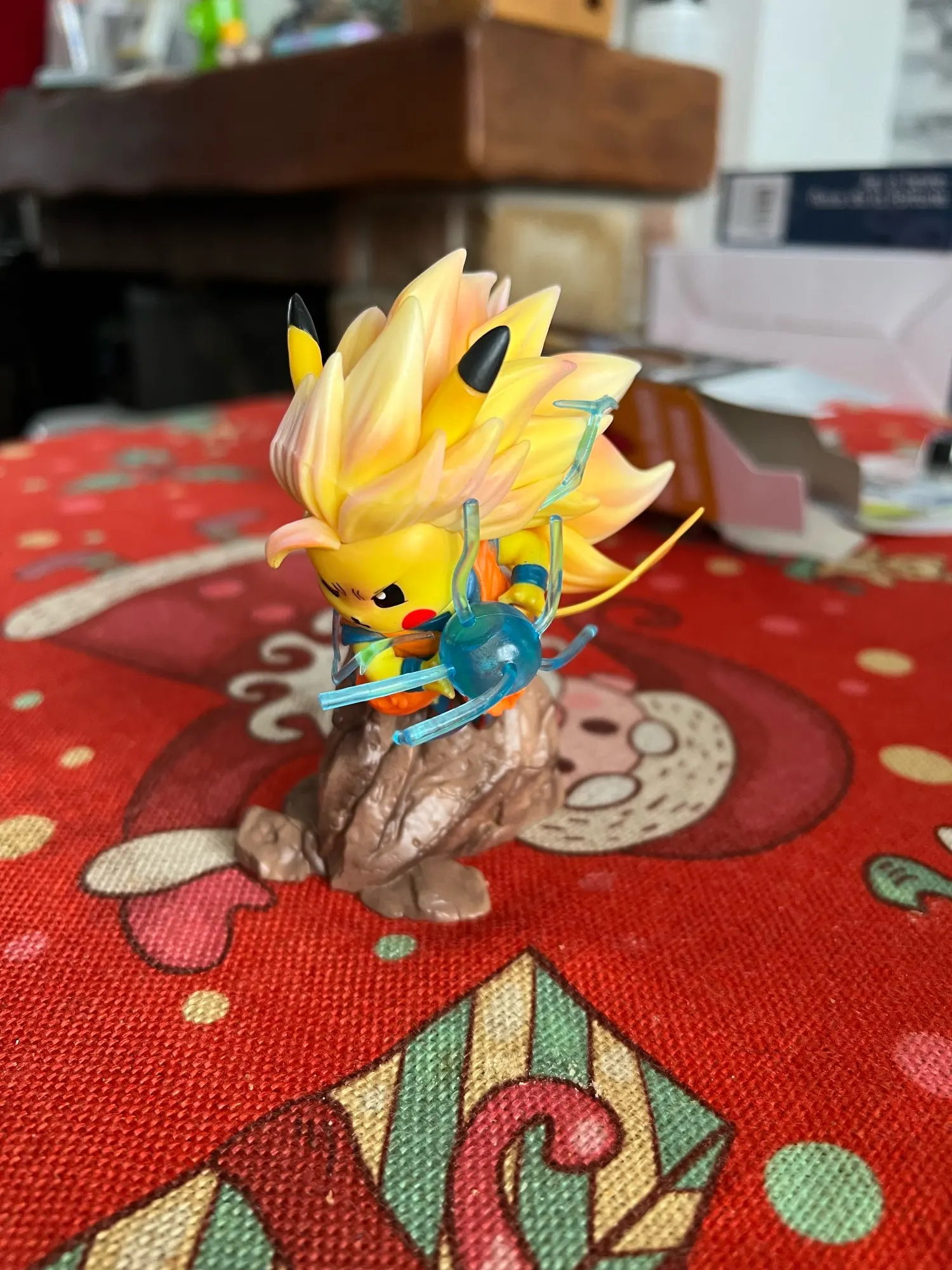 Anime Dragon Ball Super Saiyan Pokemon Pikachu Cos Naruto Guku Vegeta Gk Statue Pokemon Action Figure Christmas Gift For Kids photo review