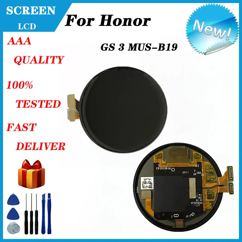 Per Honor Gs 3 Mus-B19 Display Amoled Per Honor Gs 3 Mus-B19 Smart Watch Display Lcd + Touch Panel Digitizer