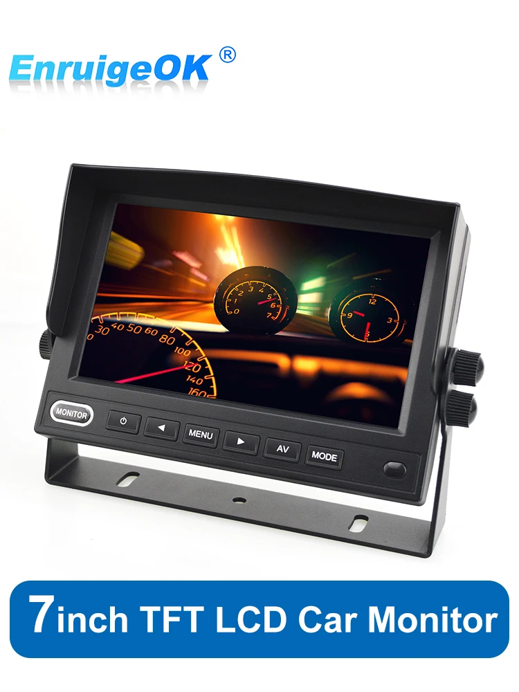 

7 inch TFT LCD screen monitor High Definition Rear View Camera kit for Trucks DVR SUV Parking Reverse Backup sysetm