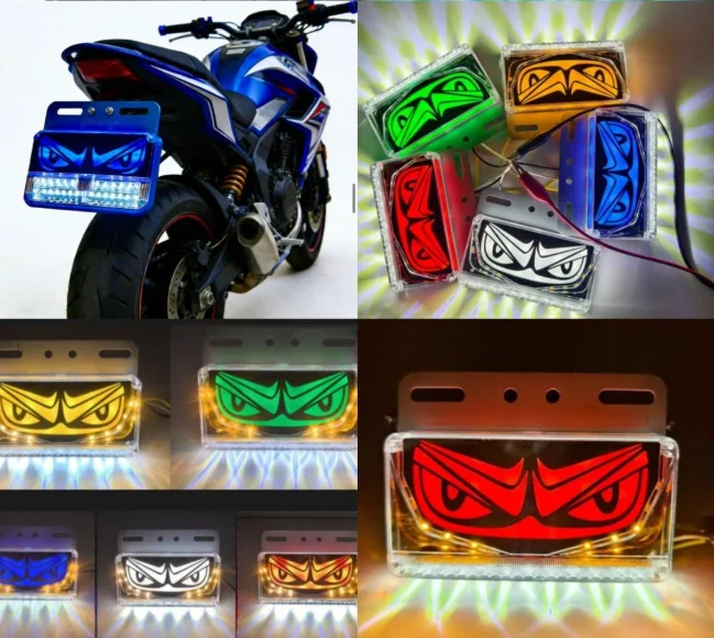 Luces Decorativas LED Ojos Para Moto