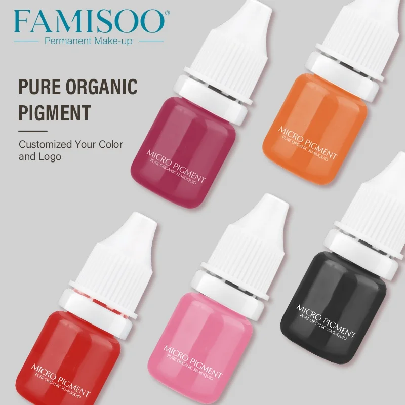 FAMISOO Professional eye micropigmentation pigments for eye primer tattoo eyeliner fine eyeliner semi continental