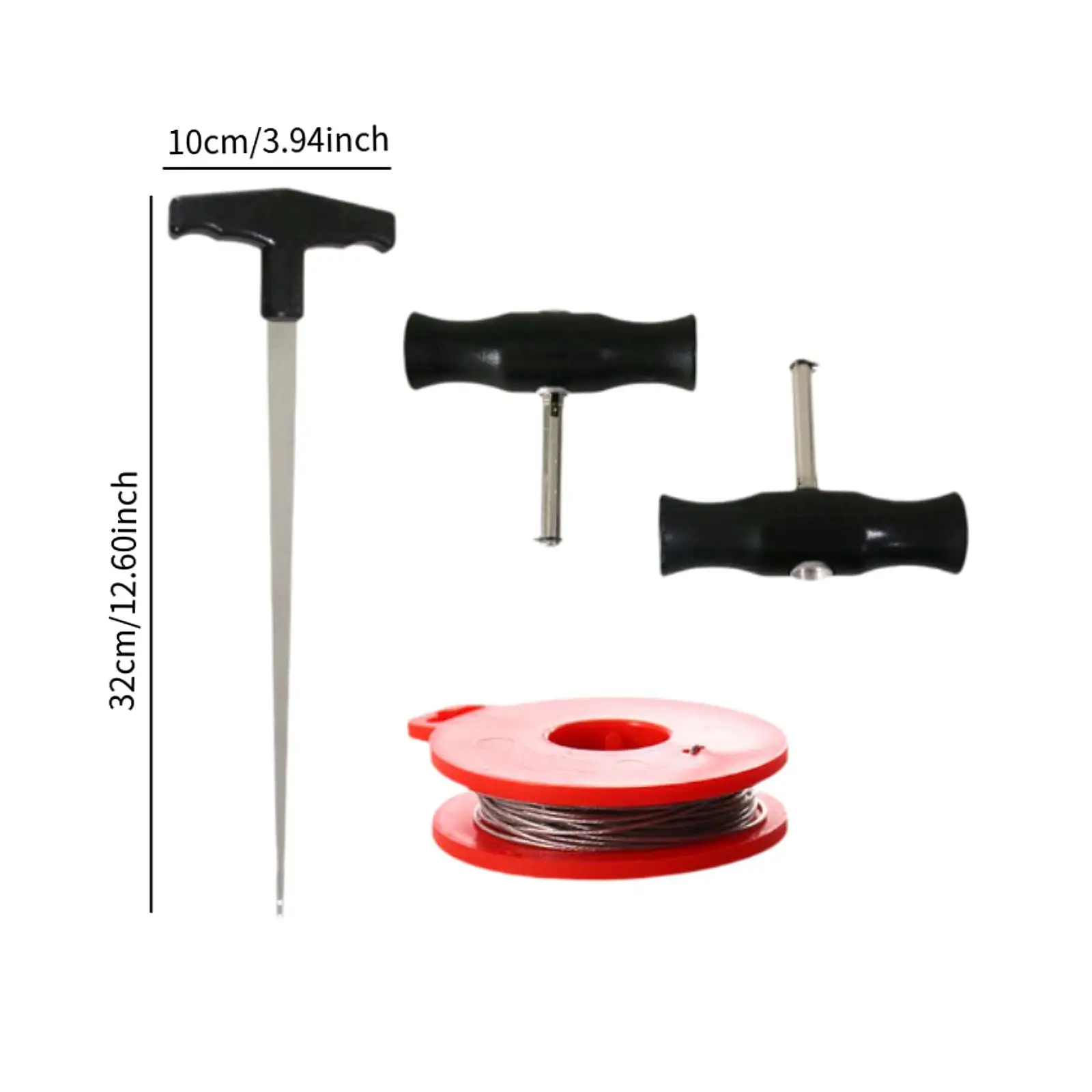 Kit Rimozione Parabrezza Auto - 2 Manici E 3 Bobine Filo Acciaio, Per Vetri - Foto 4