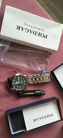 POEDAGAR Luxury Watch for Men photo review