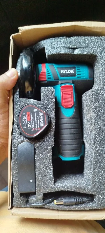 HILDA 12V Mini Angle Grinder - Rechargeable Polishing & Cutting Tool photo review