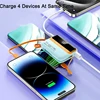 Mini Power Bank 20000mAh 22.5W Fast Charging Built in Cables Powerbank External Battery Charger for iPhone Samsung Huawei Xiaomi 4