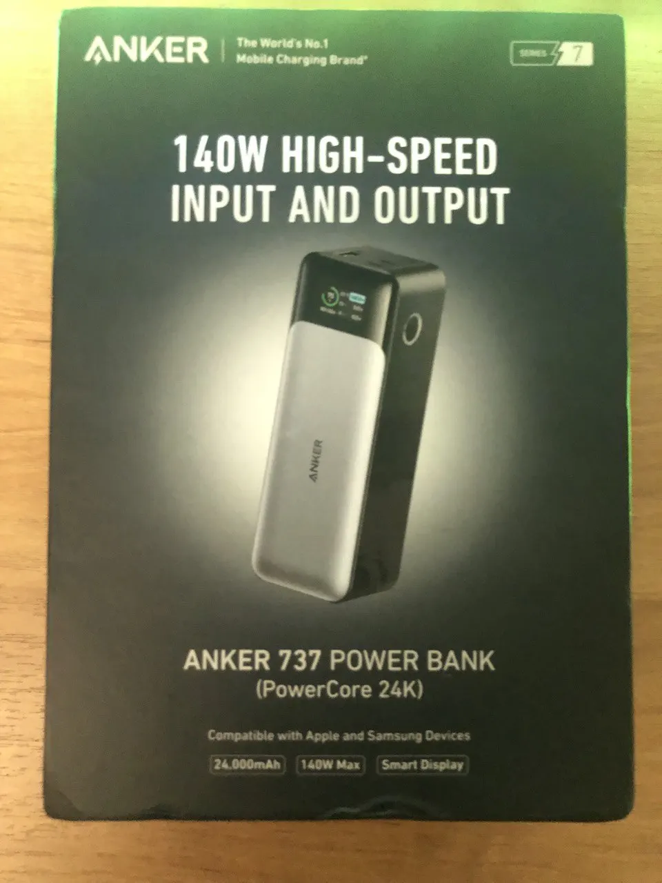 Anker 737 Power Bank 24000 мАч 140 Вт Powerbank 3-портовый