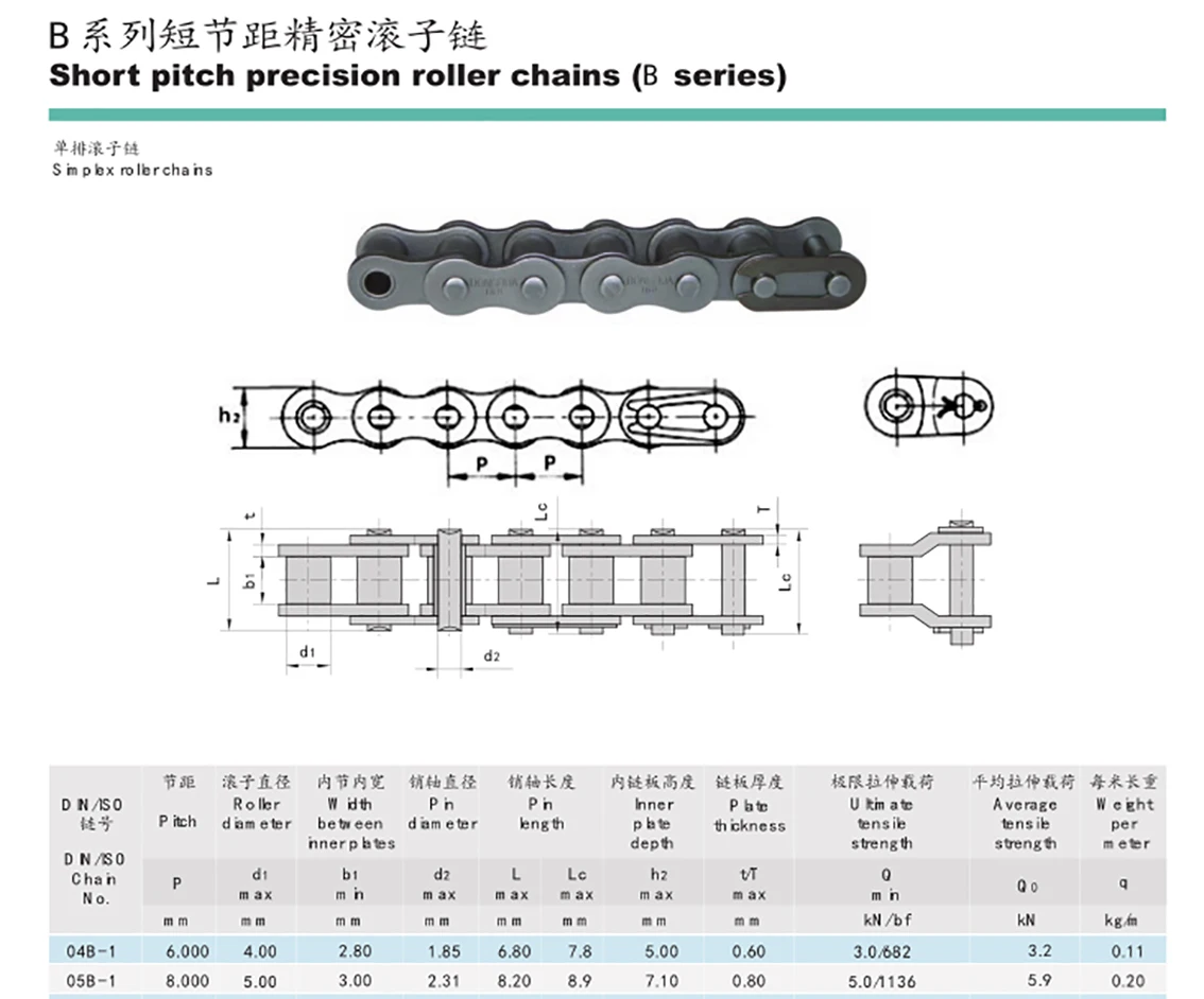 Roller Chain Connector 1Pcs 04B-1 Carbon Steel Roller Chain/Chain Connector Chain Pitch 6mm Half /Full Buckle Industrial Chain Join Buckle