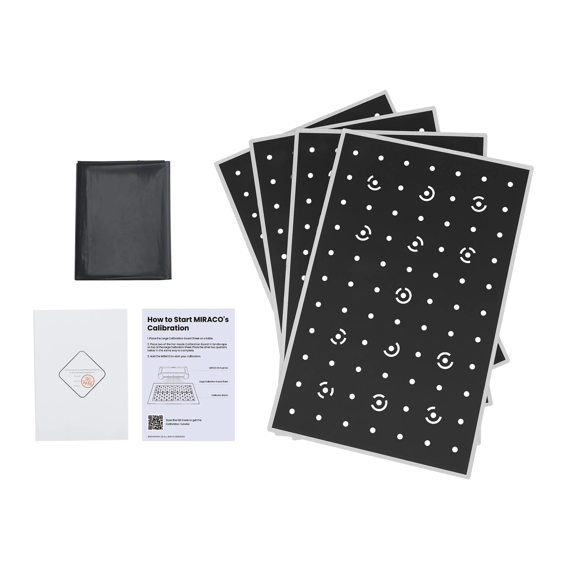 Revopoint High-precision Large Calibration-board Kit for MIRACO, MIRACO Pro, and MIRACO Plus,calibration board kit