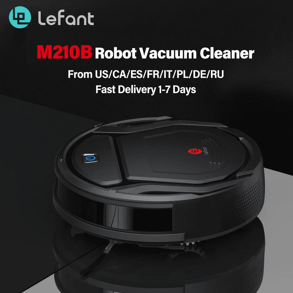 Lefant M210B Mini Robot Vacuum and Wet Mop Tangle-free Suction for