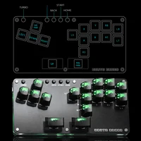 Haute42  Joystick Arcade Hitbox Sticker Leverless Controller Hitbox fightstick For PC /Ps3/ Ps4 /Switch Mini Hitbox Controller - Image 6