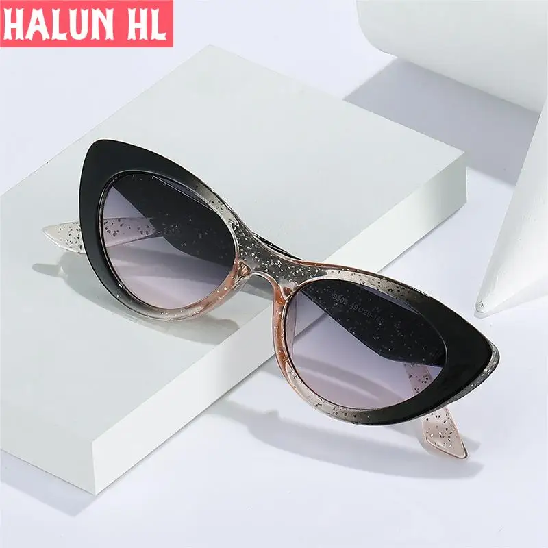 

HALUN HL 2022 New Arrivel Cat Eye Sunglasses Ladies Cute Bow Design Party Beach Selfie Small Frame Sun Glasses Women UV400 9503