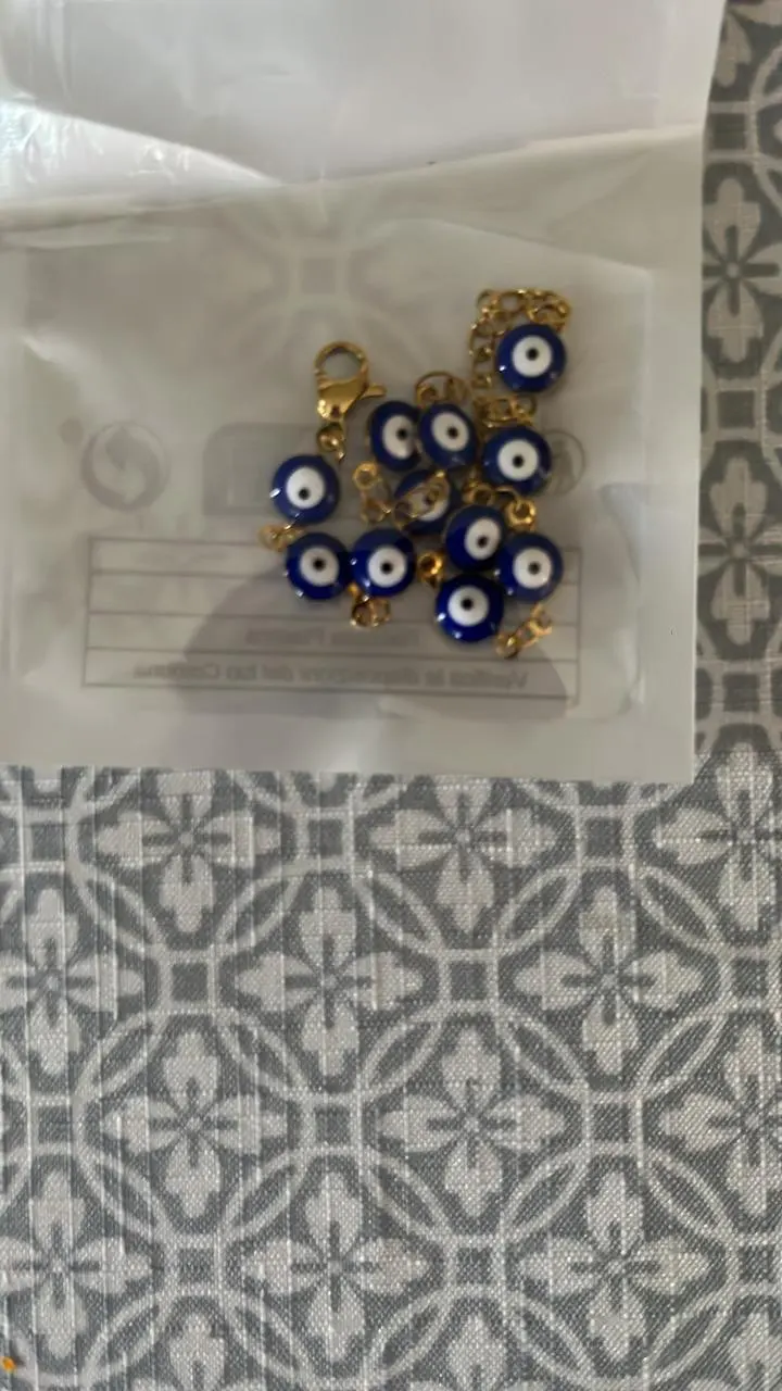 Enchanting blue hues Evil Eye Bead Bracelet for women's charm photo review