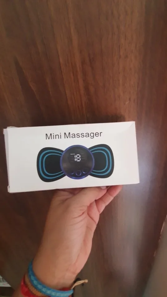 Tragbares EMS Nackenmassagegerät - Muskelstimulator für Nacken- und Rückenschmerzlinderung photo review