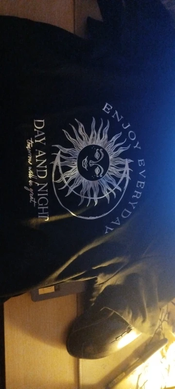 Celestial Chic Sun Moon Graphic Crop Top - Casual Crew Neck Tee photo review