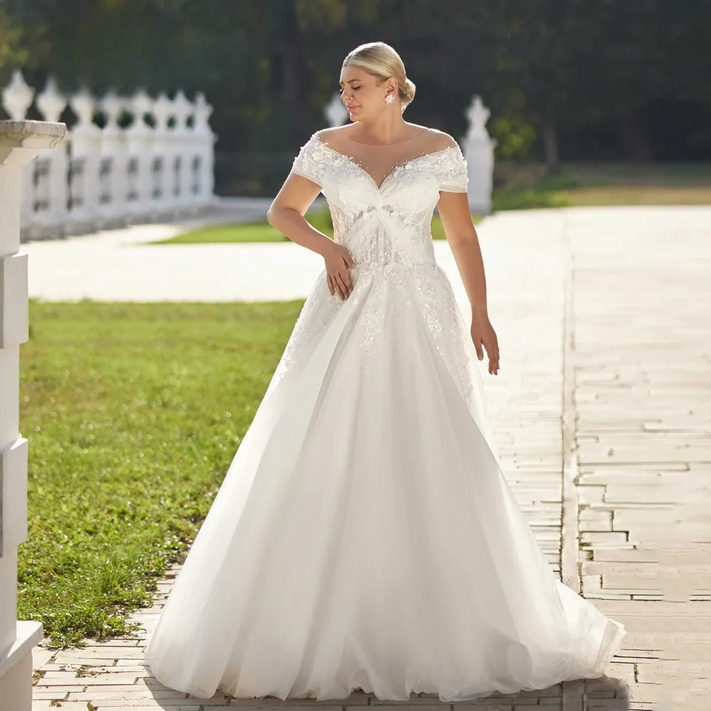 

Женское облегающее платье в стиле бохо, Элегантное свадебное платье до пола с круглым вырезом