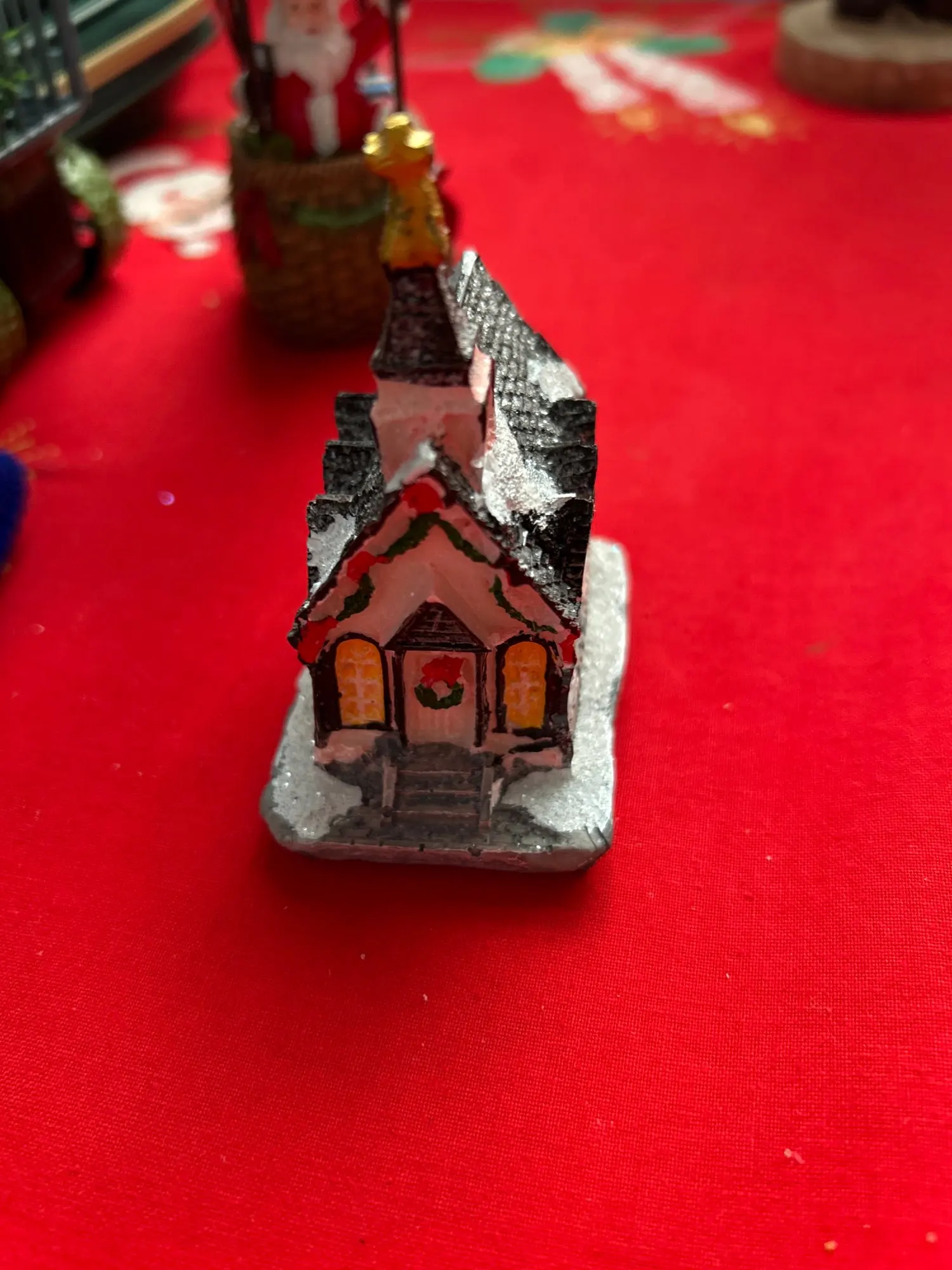 Decoraciones navideñas para el hogar, adornos para el hogar, regalo de Navidad para niños, decoración navideña de Año Nuevo 2025, luz nocturna para dormitorio con batería photo review