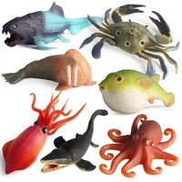 2022 New Simulation Marine Life Animal TPR Squishies Antistress Stress Relief Fidget Toy Squishy Stressball For Kids Adults 1
