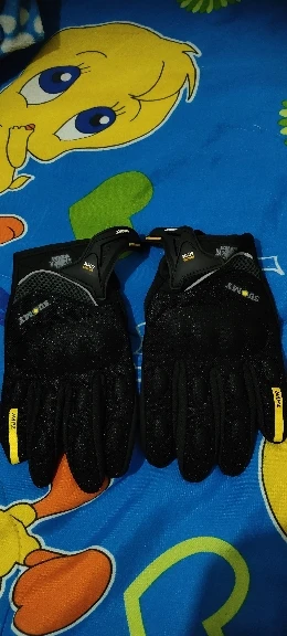 SUOMY Breathable Full Finger Racing Motorcycle Gloves Quality Stylishly Decorated Antiskid Wearable Gloves Size S-XXL Black photo review