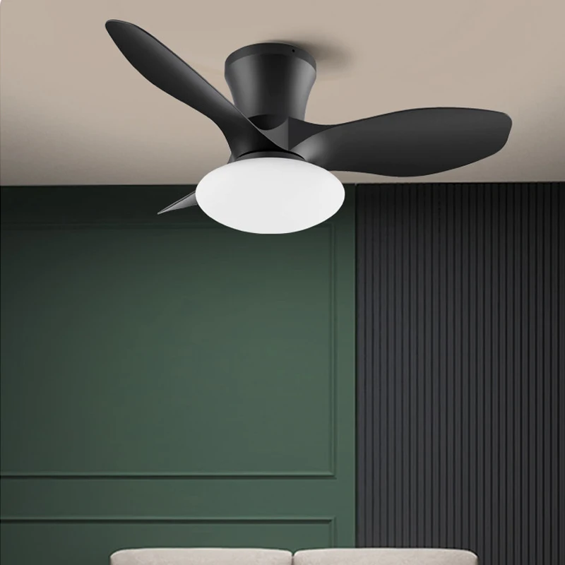 Mini Small Ceiling Fan Lamp Dining Room Bedroom Ceiling Fan Light With Remote Control For Home ventilador techo
