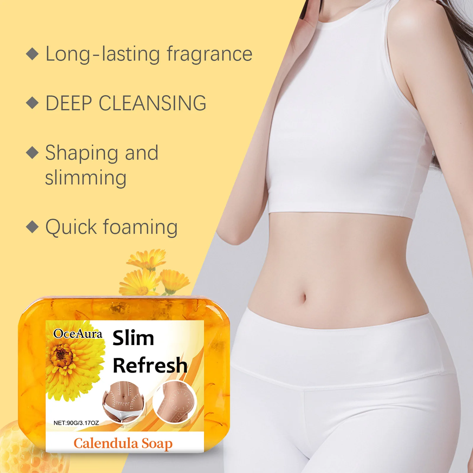 Oceaura Lymphatic Detox Fat Burning Soap 90g
