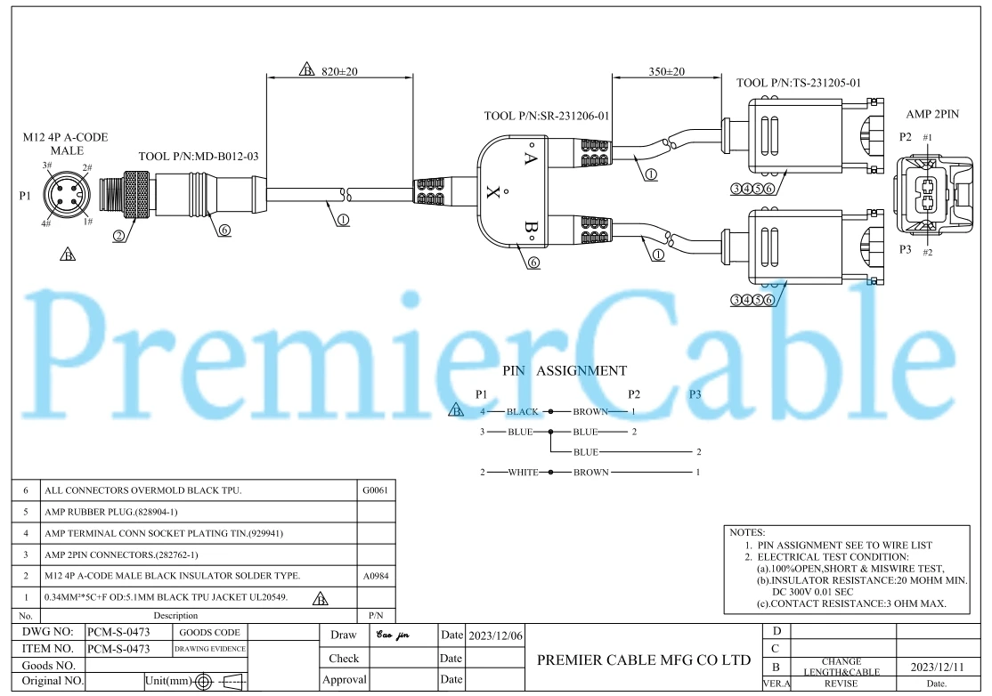 M12 bis dj7021a-3. 3-21 Anschluss kabel 64048-1 Einspritz ventil Amp Junior Power Timer Stecker für Kfz-Magnetventil Auto – Detail 1