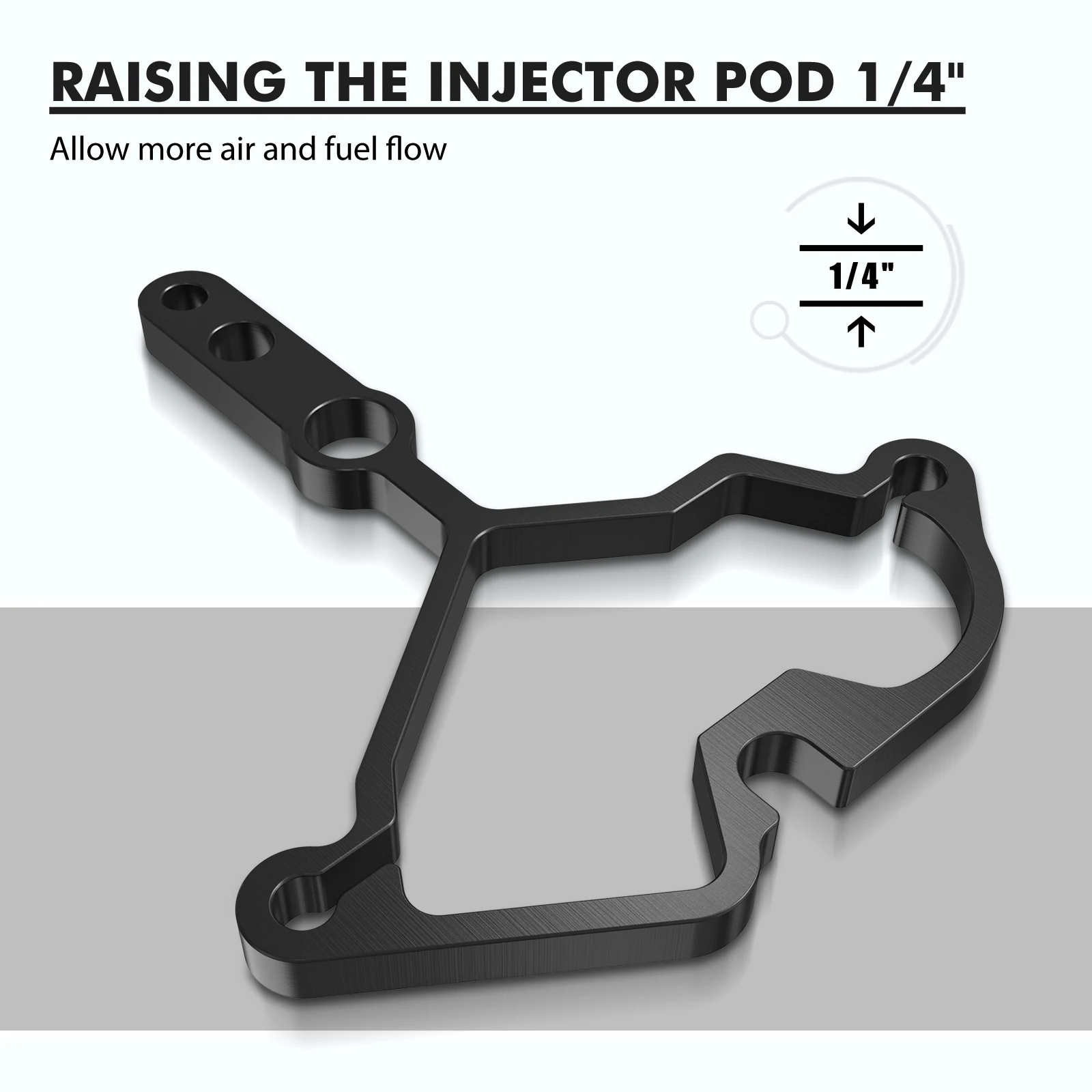 For TBI220 TBI Injector Spacer for GM 1987-1995 4.3L 5.0L 5.7L 305 350 for Chevrolet Silverado Camaro GMC Sierra Yukon