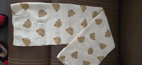 Cotton Muslin Baby Receiving Blankets - Swaddle Blankets and Infant Bath Towel photo review