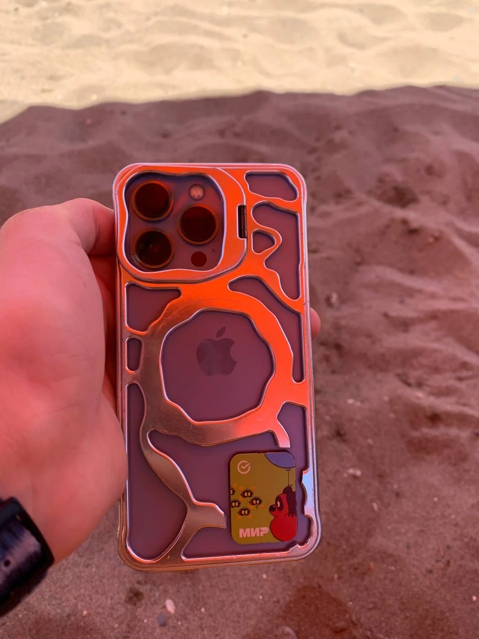 Magnetic Kickstand Metal Frameless Phone Case for Iphone 15 16 Pro Max/16/15 Pro photo review