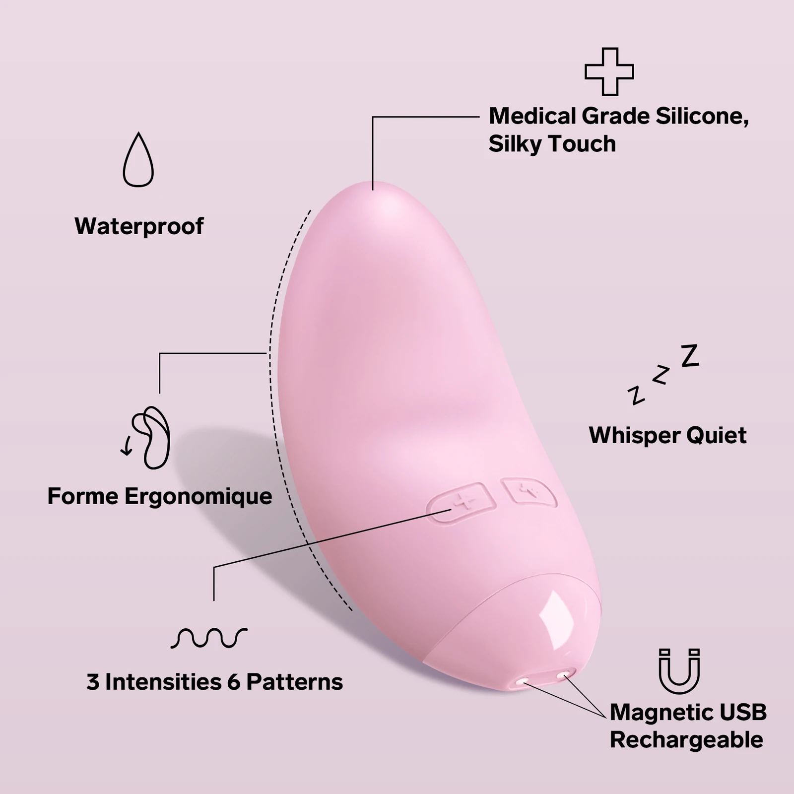 Min Vibrator for Women Sex Toys Clitoral Stimulation Tongue Vibrating Clitoris Nipple Massager Couples Beginners Adult supplie sex toys