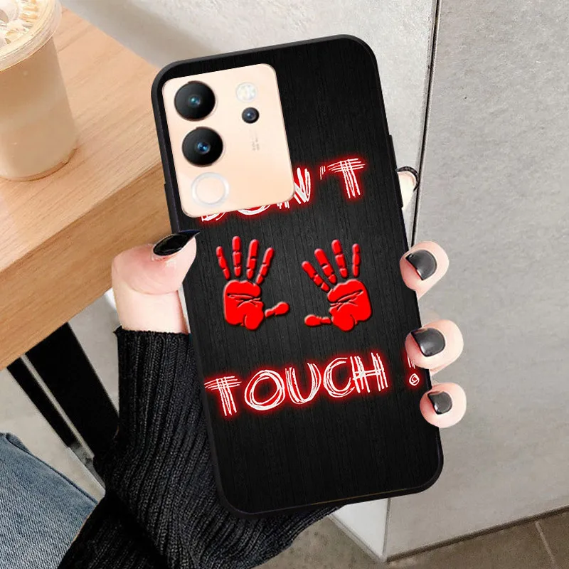 Sleek Black Soft Silicone TPU Protective Phone Case