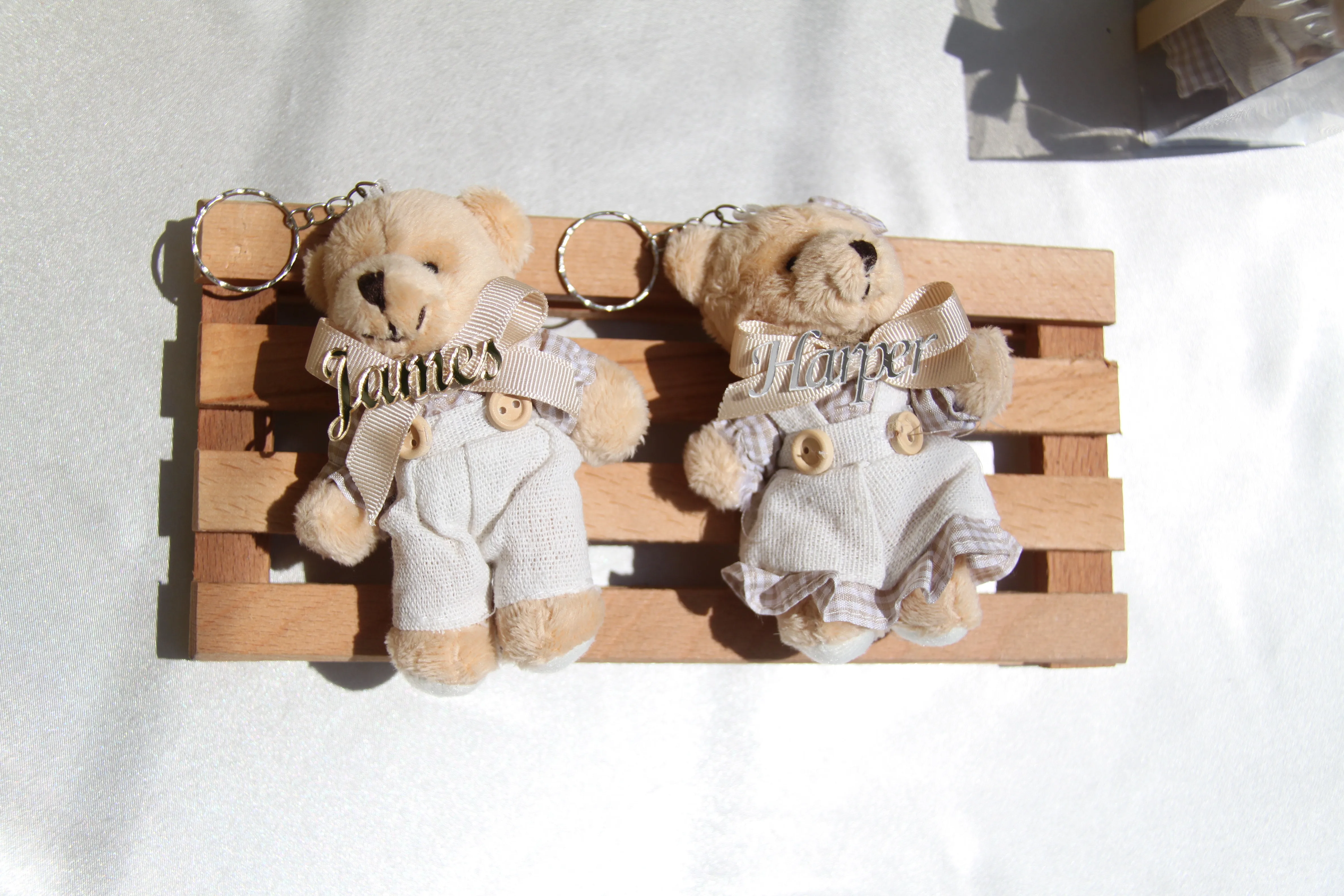 Chic Teddy Keychain