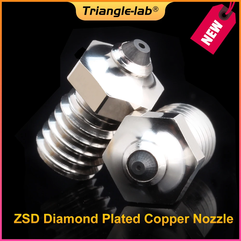 C Trianglelab Zsd Diamant Koperlegering Mondstuk Hoge Temperatuur En Slijtvaste Compatibele Modellen V6 Td6 Dragon Rapido Hotend