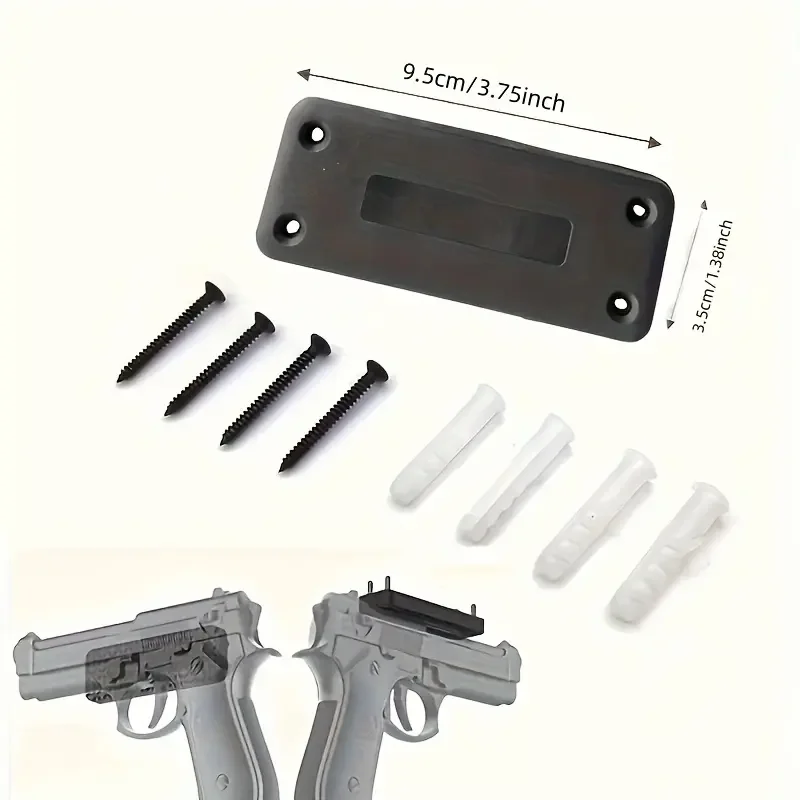 1pc Rubber Coated Magnetic Concealment Mount For Hidden Storage For Vehicle Truck Car Bedside Home magnetic concealment mount