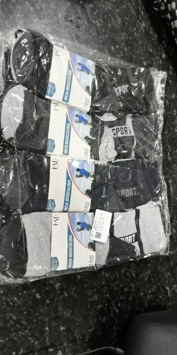 12 pares,Brasil,meias masculino,meia masculina,meia antiderrapante,meia de compressão ,meia anti derrapante,meia corrida (cópia) photo review