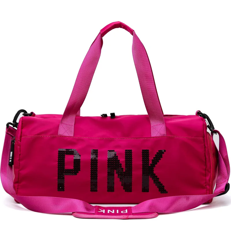 Victoria's Secret PINK Travel Bag Women Fitness Bag for Sports Gym