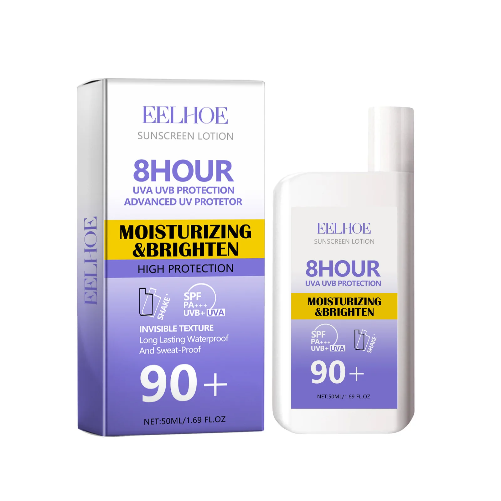 UV Sunscreen Stick Spf90 Sun Protective Cream Anti Sunburn Isolation Sunscreen Waterproof Refreshing Moisturizer Cream
