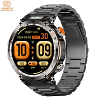 50 PCs HT30 smart bracelet watch with compass, multi-sports flashlight, heart rate sensor, Bluetooth call and voice assistant 1