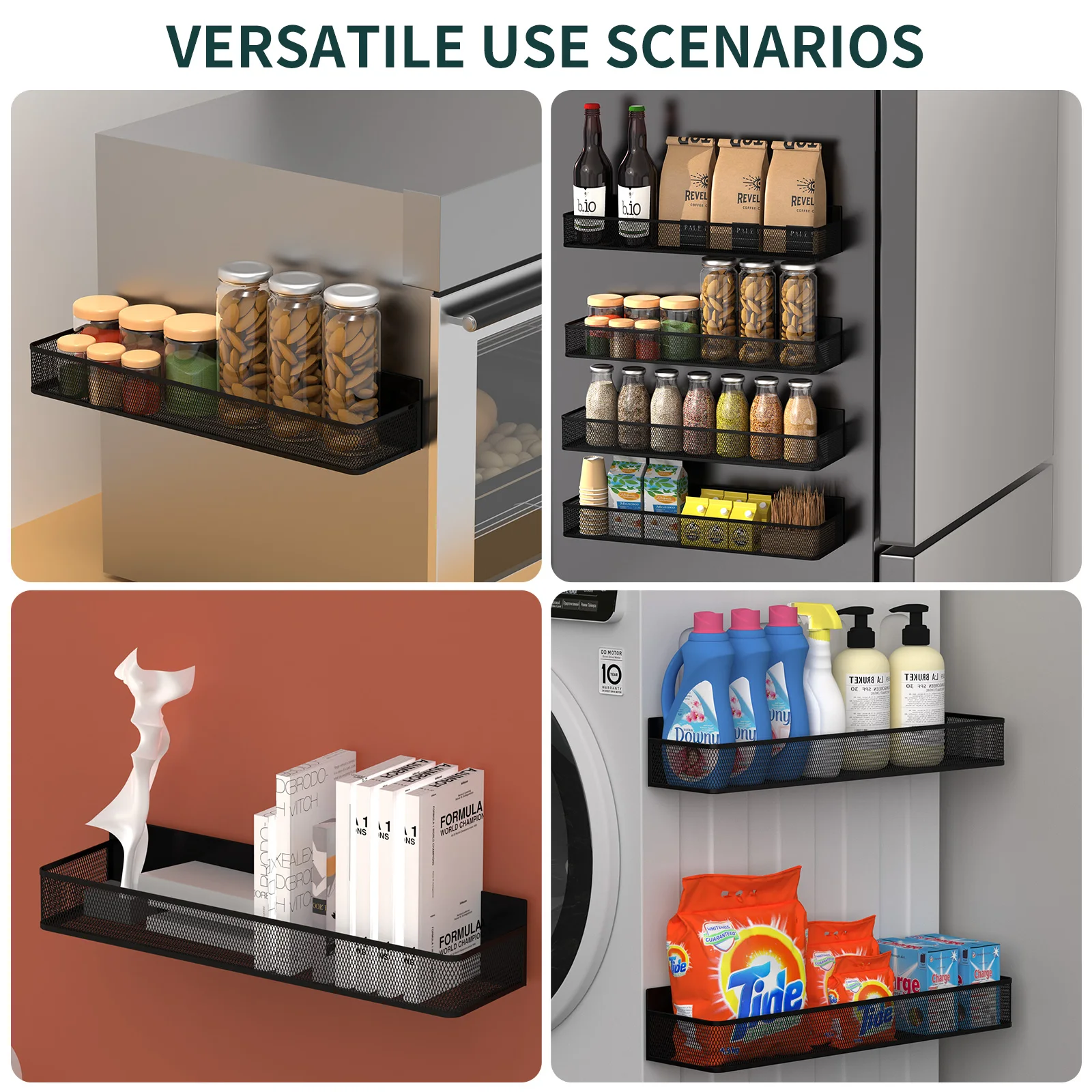 Sorty™ 4-Piece Magnetic Spice Rack Set - Image 6