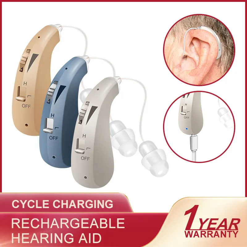 RechargeableMiniDigitalHearingAidListenSoundAmplifierWireless