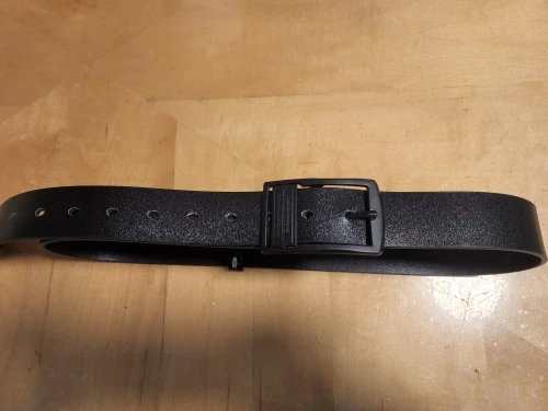 MIDNIGHT SOVEREIGN™ – Black Buckle Genuine Leather Belt photo review