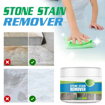 Stone Stain Remover Granite Quartz Marble Tile Stubborn Stains Deep Cleaning Powder Strong Decontamination Granite Stone Cleaner 1