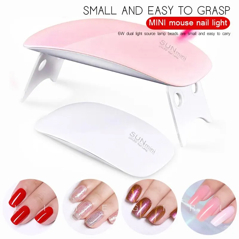 Limegirl Gel Nail Polish Kit With MINI LED Light Quick Nail Extension Kit Gel Varnish Soak Nail Polish Base Coat Tool Kit 5