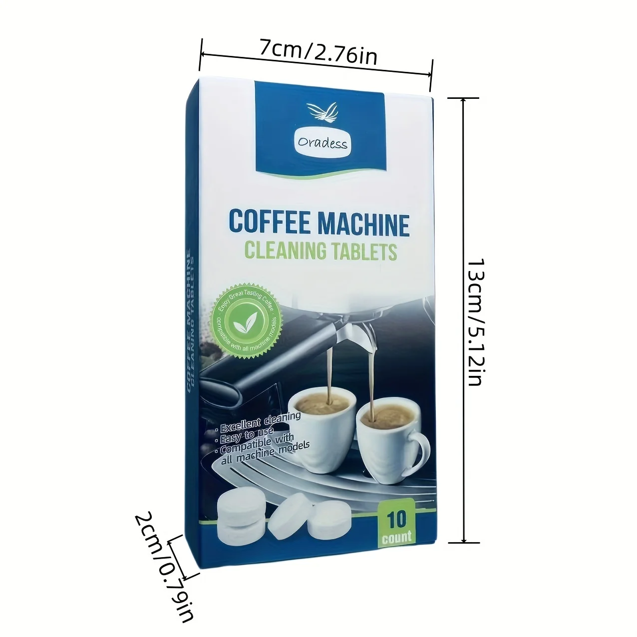 Coffee Machine Cleaning Tablets,Remove Pipe Grease,Scale And Residue,Suitable for Fully Automatic,Semi-Automatic,Espresso 3